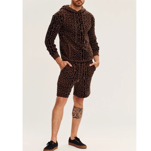 Ser.o.ya Gunner Short in Cheetah Jaquard - Picture 2 of 7